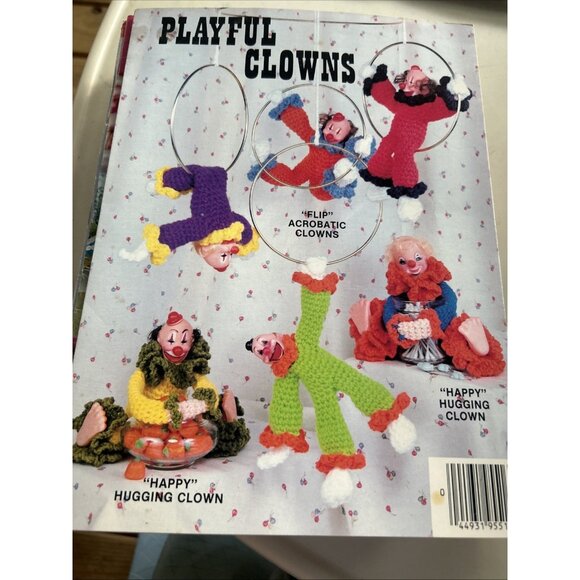 Pat Depke Books ~ PLAYFUL CLOWNS Crochet Book #PD-5516 By:Charleen Caldwell - Picture 4 of 4